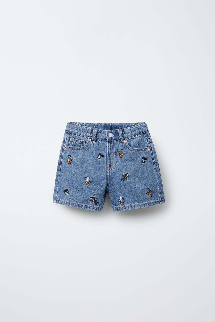MICKEY MOUSE AND FRIENDS © DISNEY DENIM BERMUDA SHORTS