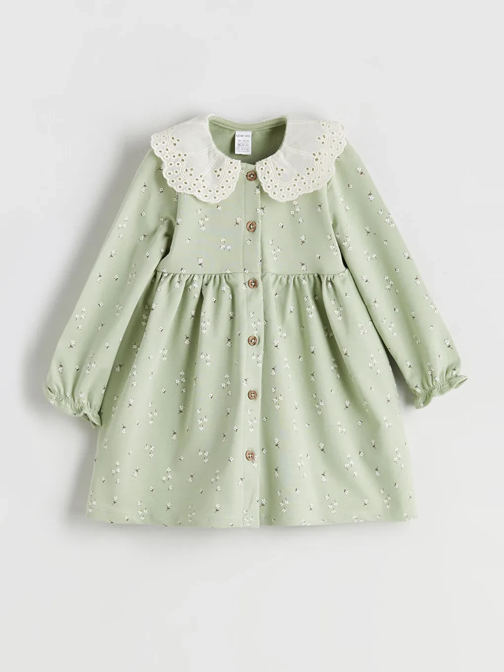 LCW baby Peter Pan Collar Floral Baby Girls' Dress