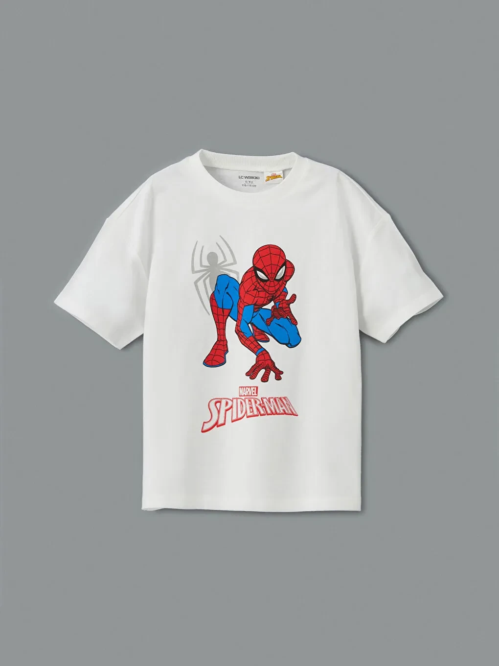 LCW Kids Crew Neck Spider-man Printed Boys' T-shirt